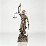 Bronze Lady Justice Statue