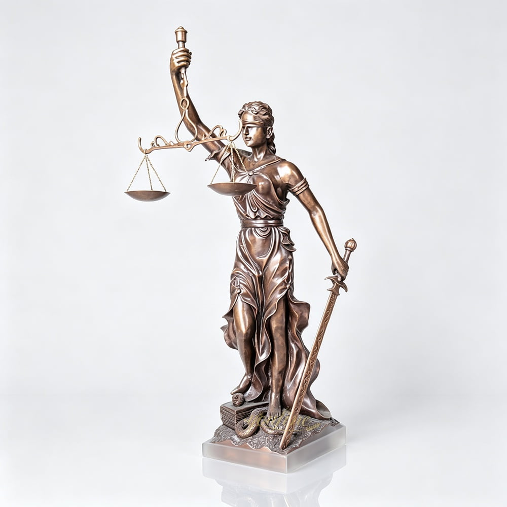 Bronze Lady Justice Statue for sale