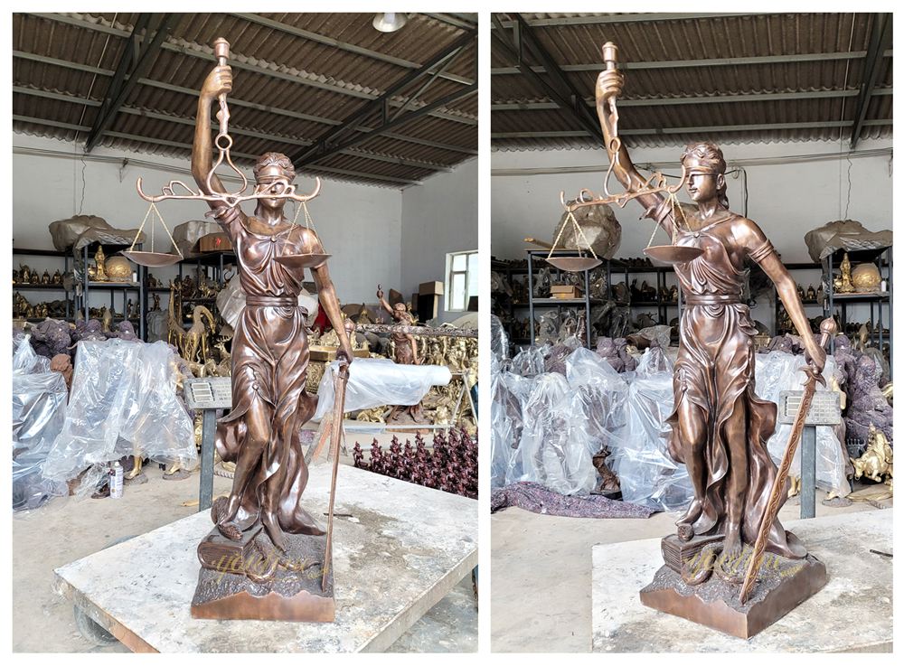 Lady Justice Statue in our factory