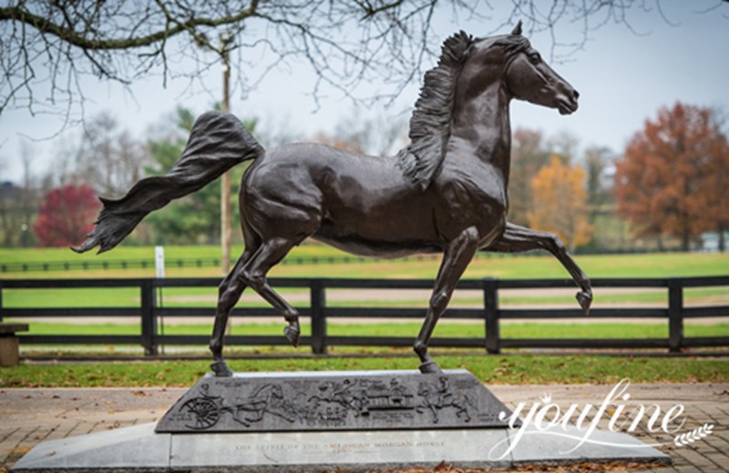 Superb Bronze Purebred Arabian Horse Sculpture Animal Art Factory BOK1-212 - Bronze Horse Statues - 9