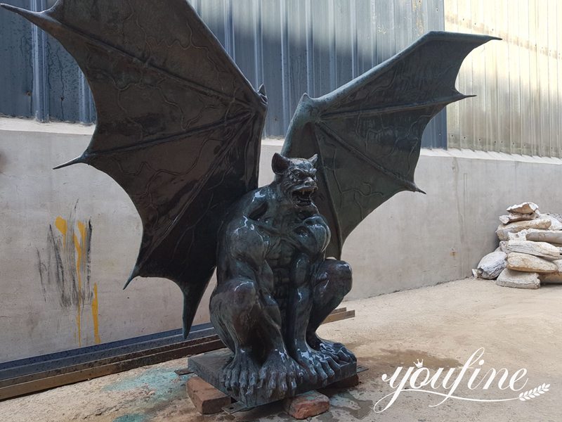 Bronze Original Outdoor Gargoyle Statue Wall Artwork Wholesale BOK1-202 - Other Animal sculptures - 3