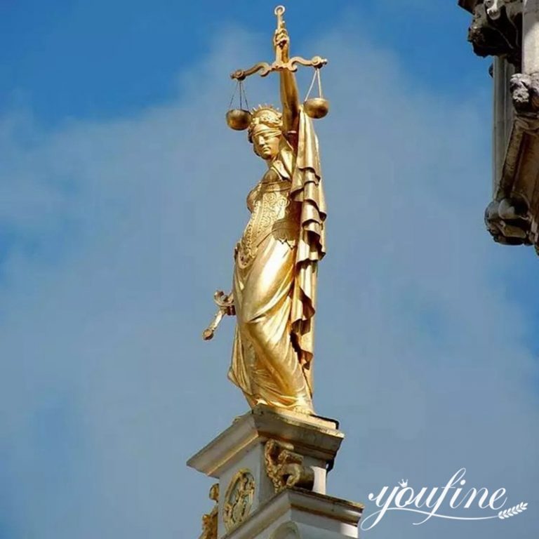 Antique Bronze Lady Justice Statues Art YouFine Sculpture