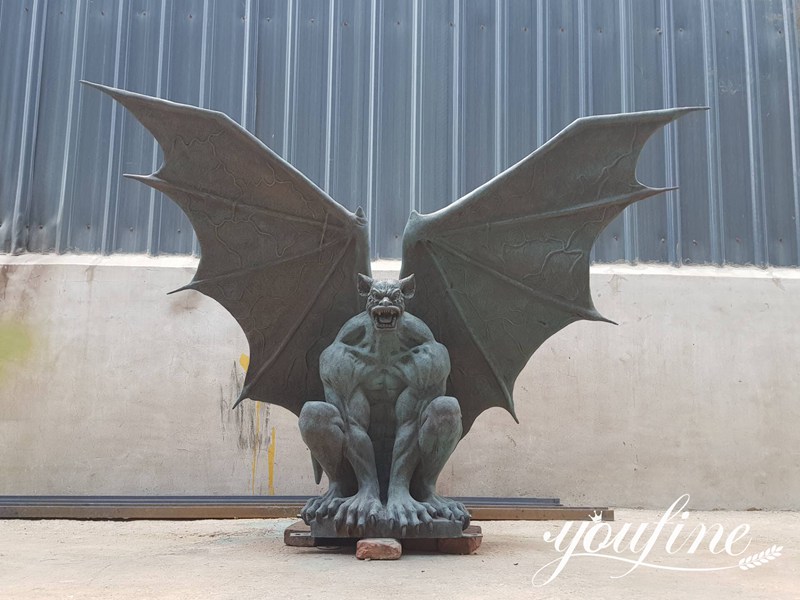 Bronze Original Outdoor Gargoyle Statue Wall Artwork Wholesale BOK1-202 - Other Animal sculptures - 1