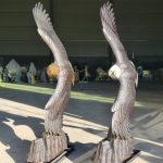 Eagle statue with Outstretched Wings in Mid-Flight