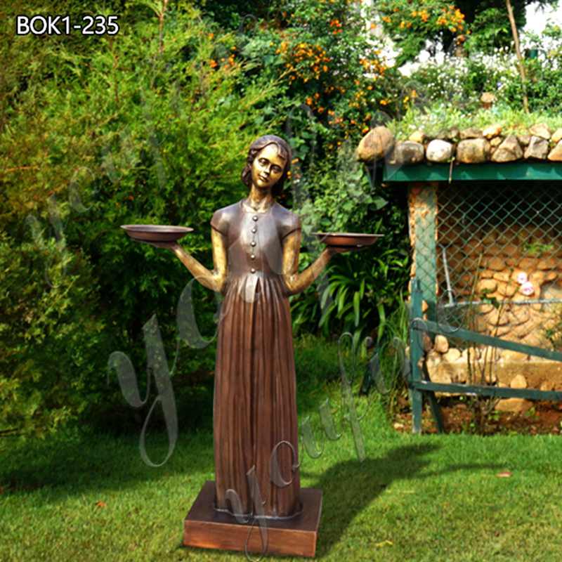 Details of the Bronze Garden Statue: