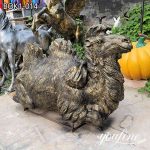 Details of Bronze Garden Statues:
