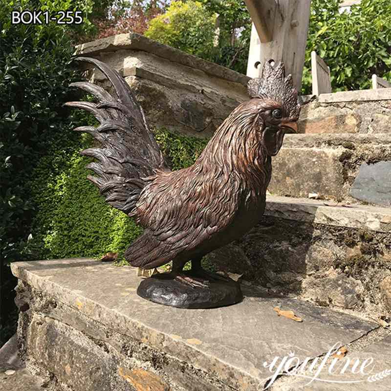 Rooster Statue Description: