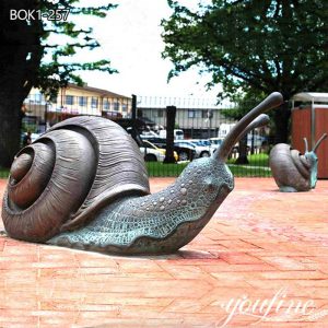 Bronze Giant Snail Sculpture Animal Artwork Garden Decor Gift BOK1-257