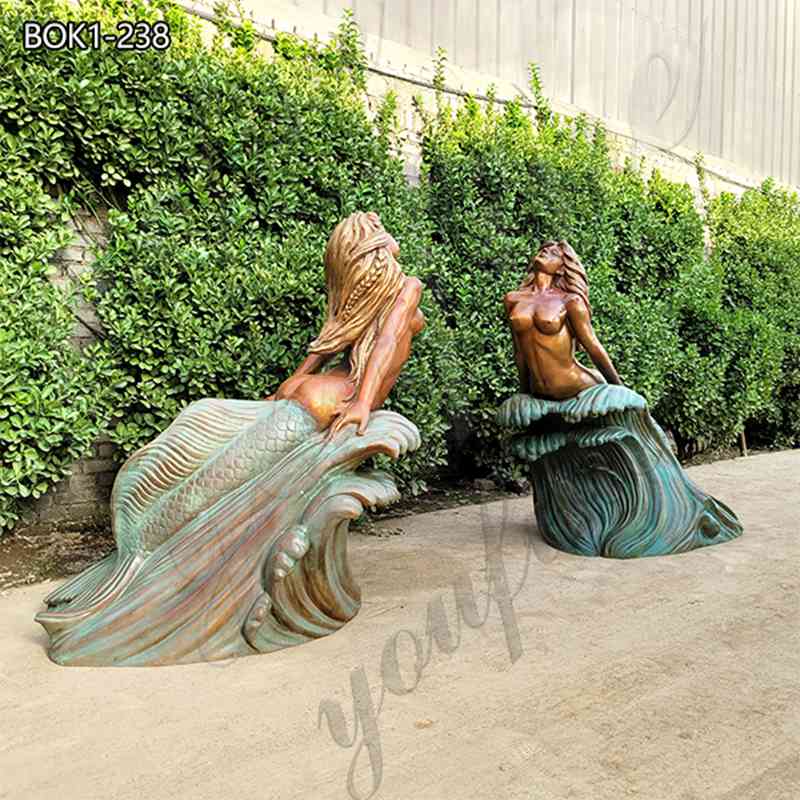 Outdoor Mermaid Statue Outside Pool Decor YouFine Sculpture