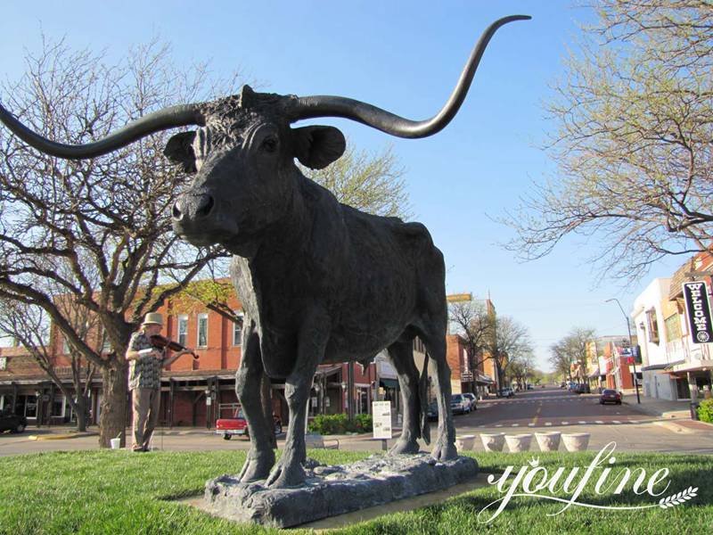 Where is a Large Bronze Longhorn Statue for Sale? - YouFine News - 3