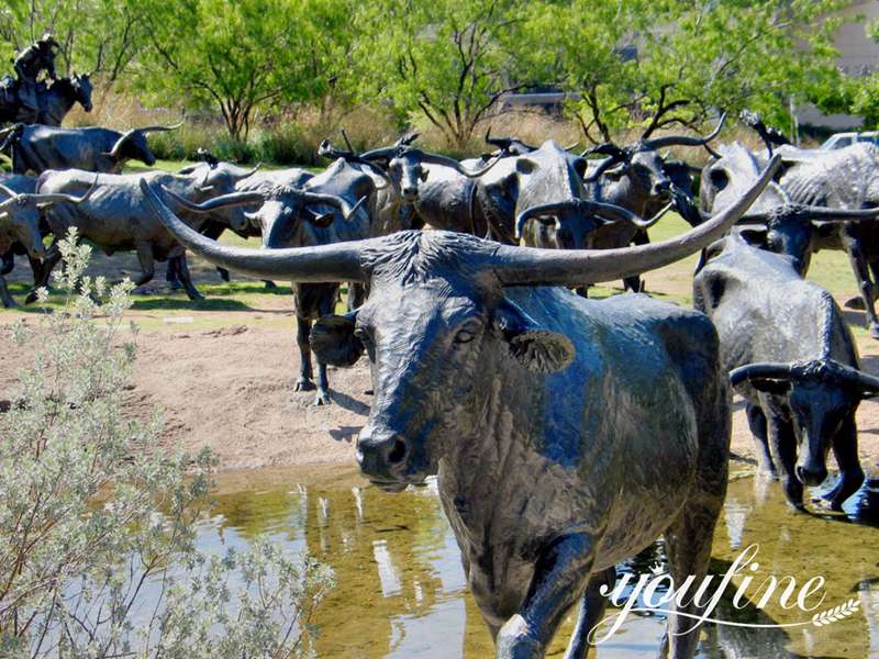 Where is a Large Bronze Longhorn Statue for Sale? - YouFine News - 1