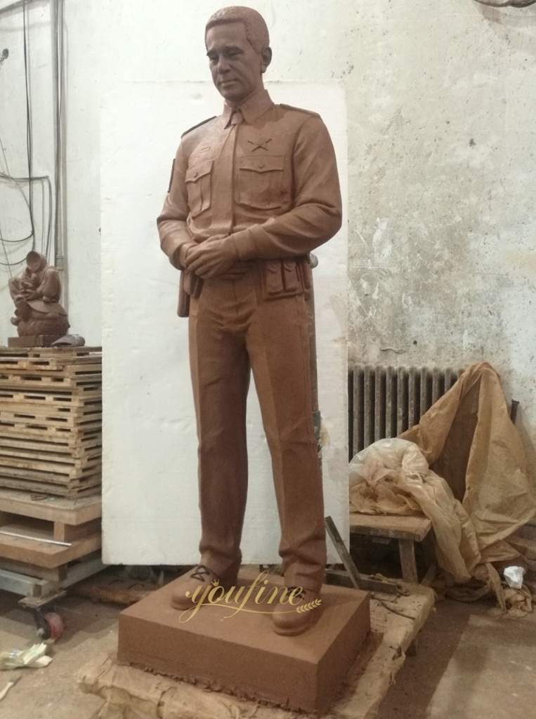 Bronze Police Officer Statue BOK1-252 - Bronze Figure Sculpture - 5