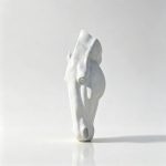 white Horse Head Statue