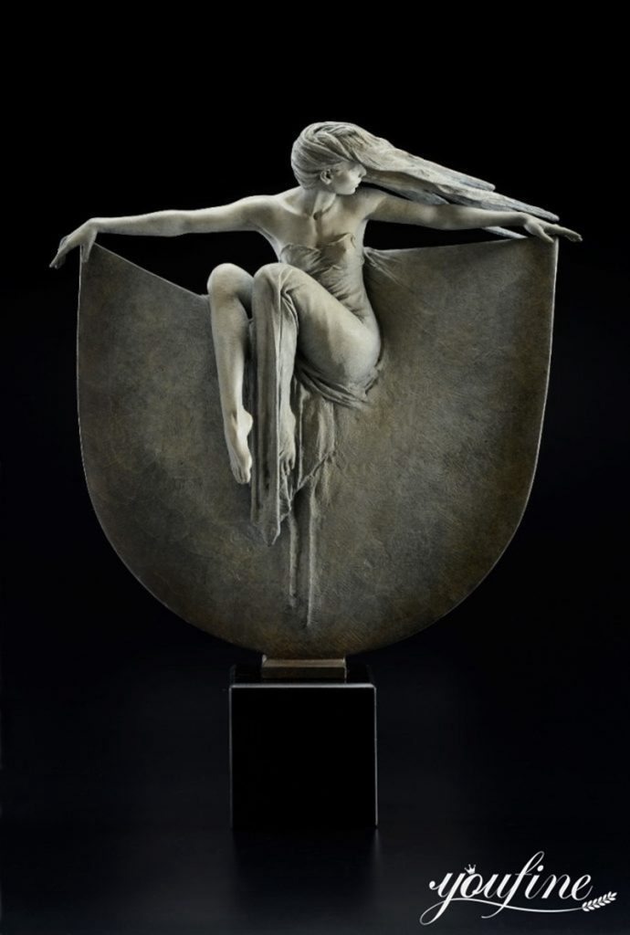 Custom Bronze Female Statue Michael James Talbot Grace Ballet Artwork BOK1-271 - Bronze Figure Sculpture - 3