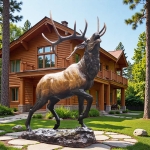 Popular Life Size Elk Statues for Sale