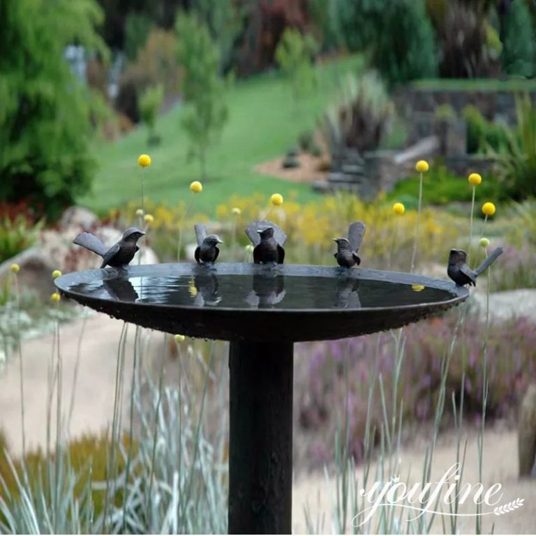 Do Birds Like Bronze Bird Baths YouFine Sculpture