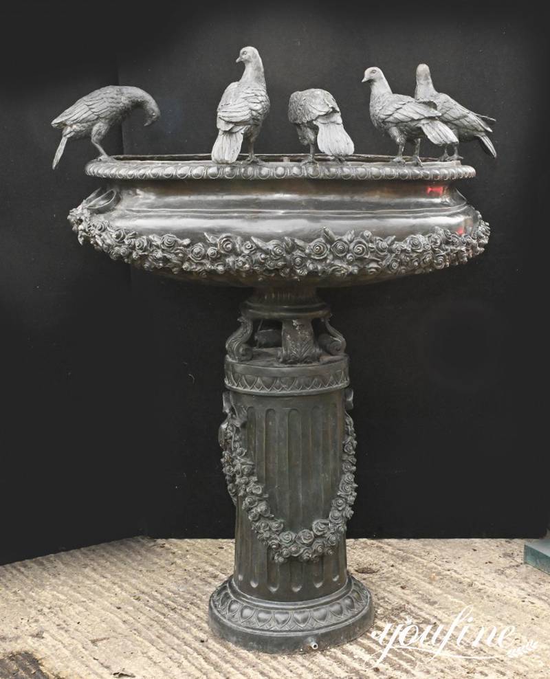 bird bath fountains-YouFine Sculpture