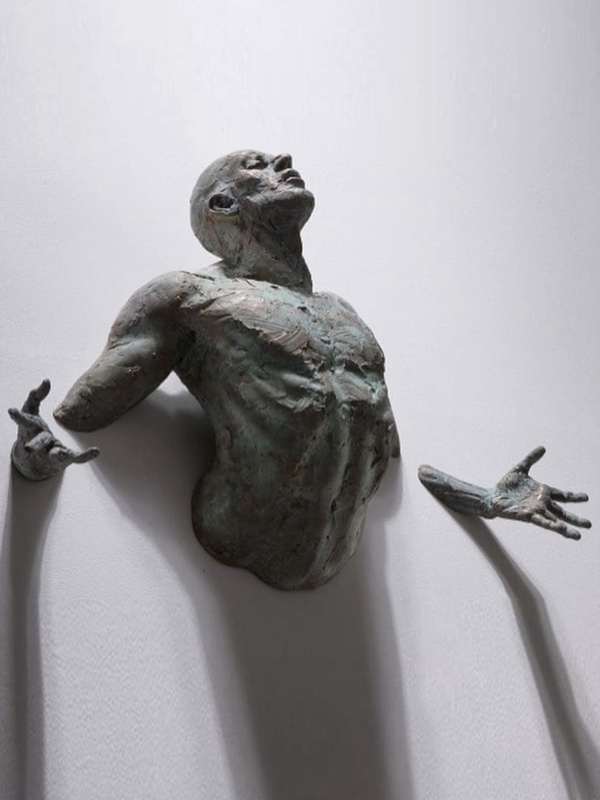 crazy man art-YouFine Sculpture
