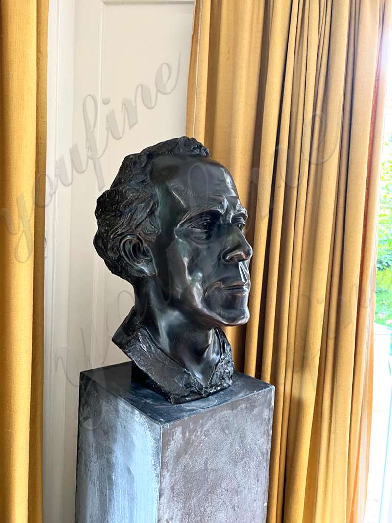 Custom a bronze bust sculpture of yourself YouFine Sculpture