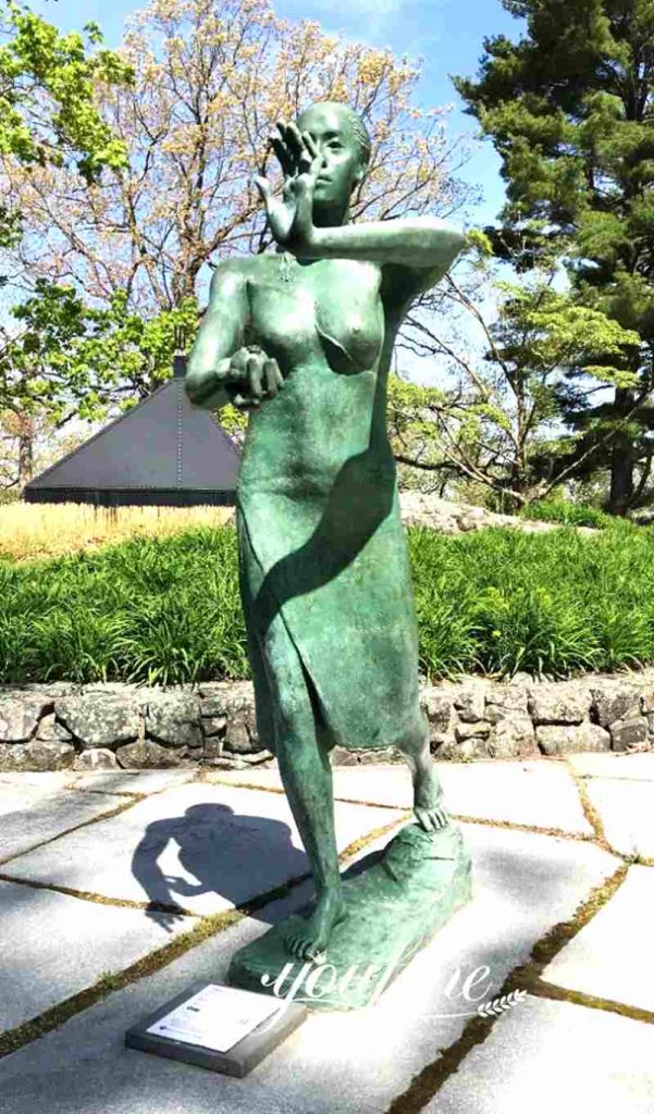 Vintage Bronze Lady Statue Garden Decor Factory Supplier BOK1-278 - Bronze Figure Sculpture - 8