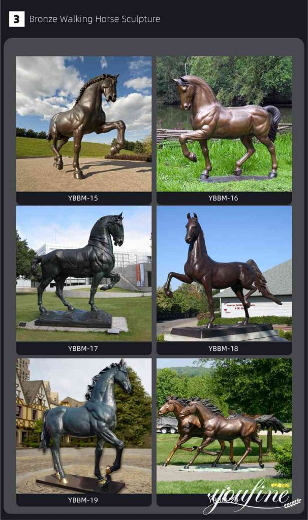 Bronze Famous Zenyatta Horse Statue Factory Supplier BOK1-284 - Bronze Horse Statues - 5