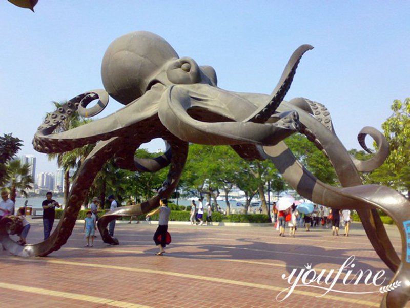 Outdoor Metal Octopus Sculpture Animal Art for Sale BOK1-268 - Other Animal sculptures - 4