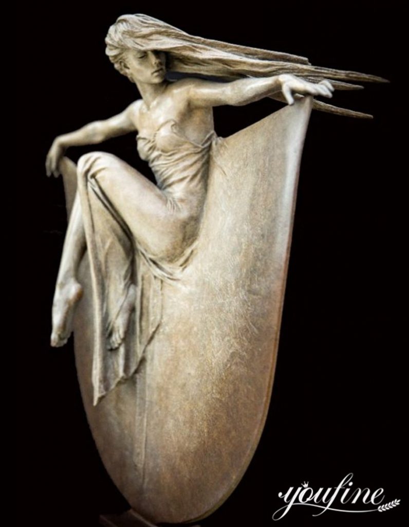 Custom Bronze Female Statue Michael James Talbot Grace Ballet Artwork BOK1-271 - Bronze Figure Sculpture - 5