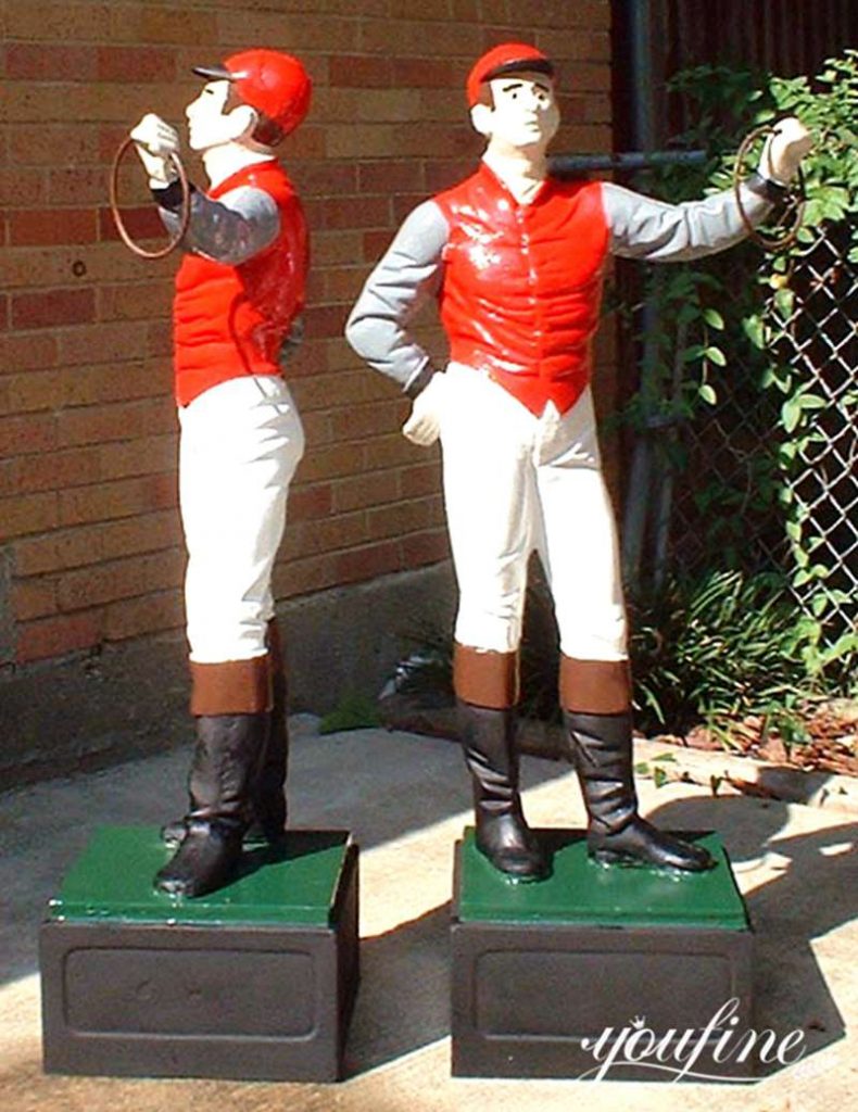 Fiberglass Life size Lawn Jockey Statue for Sale FOKK-002 - Fiberglass Statue - 2