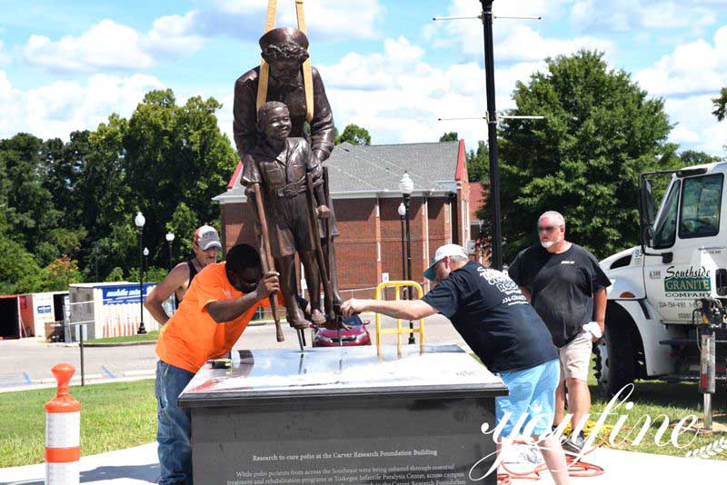 YouFine Custom Bronze Sculpture for Tuskegee University - Customer Feedback - 11