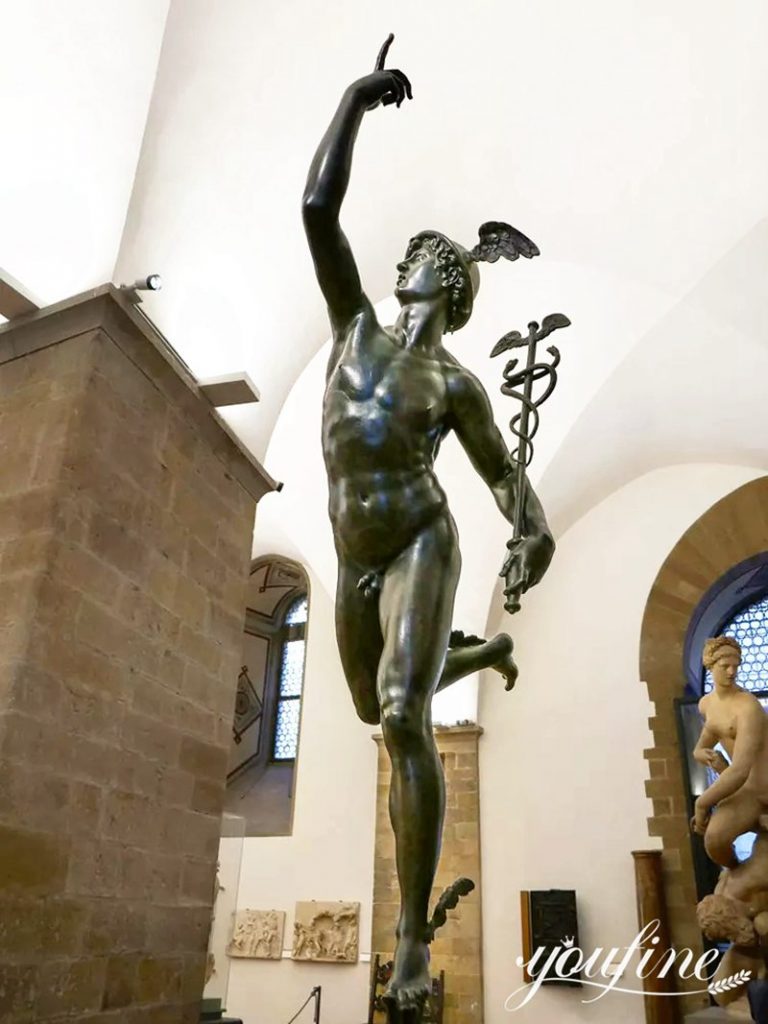 Mercury with Caduceus-YouFine Sculpture