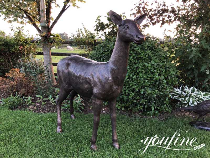 Outdoor Deer Statue-YouFine Sculpture
