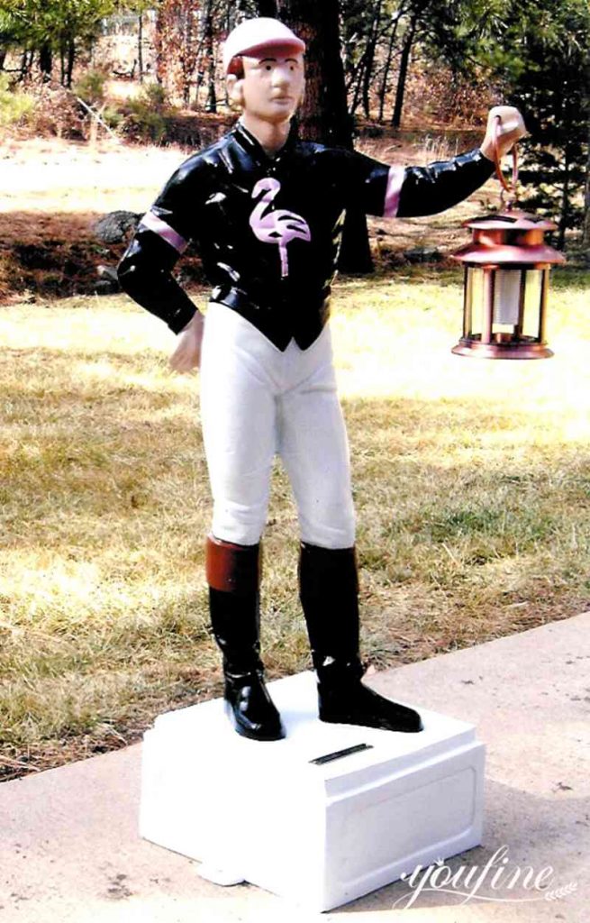 Fiberglass Life size Lawn Jockey Statue for Sale FOKK-002 - Fiberglass Statue - 5