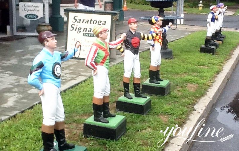 Fiberglass Life size Lawn Jockey Statue for Sale FOKK-002 - Fiberglass Statue - 15