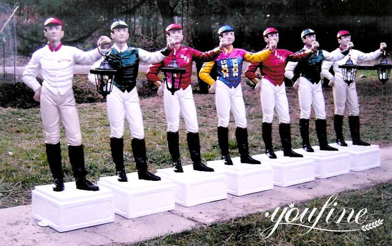 Fiberglass Life size Lawn Jockey Statue for Sale FOKK-002 - Fiberglass Statue - 16