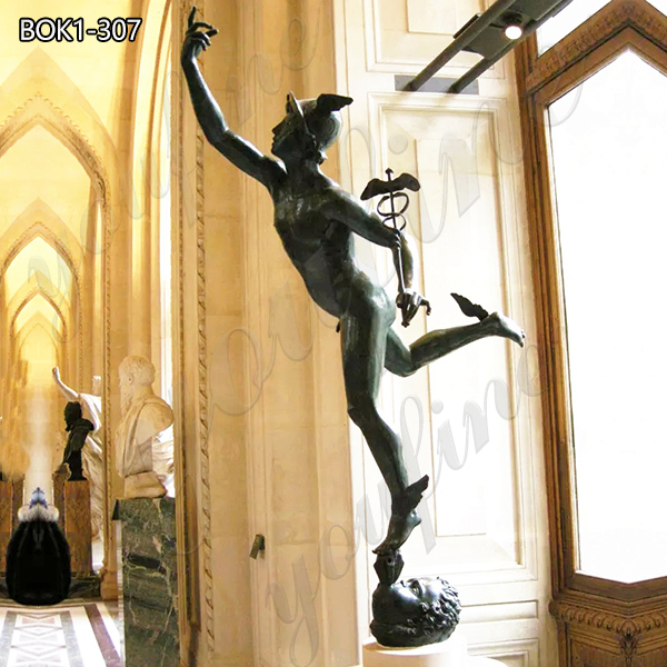 flying mercury sculpture-YouFine Sculpture
