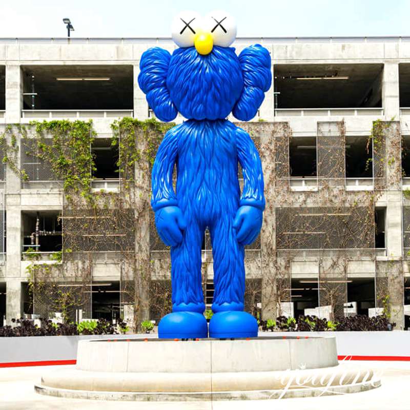 Fiberglass Passing Through Kaws Statue Brian Donnelly Art for Sale FOKK-001 - Fiberglass Statue - 19