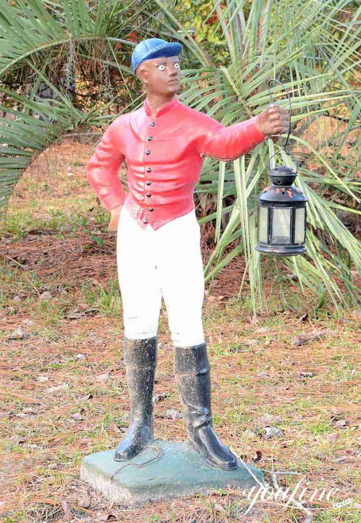 Fiberglass Life size Lawn Jockey Statue for Sale FOKK-002 - Fiberglass Statue - 6