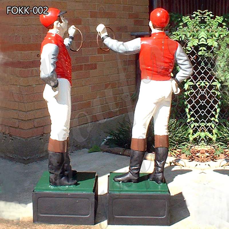 lifesize lawn jockey sculpture for sale-YouFine Sculpture