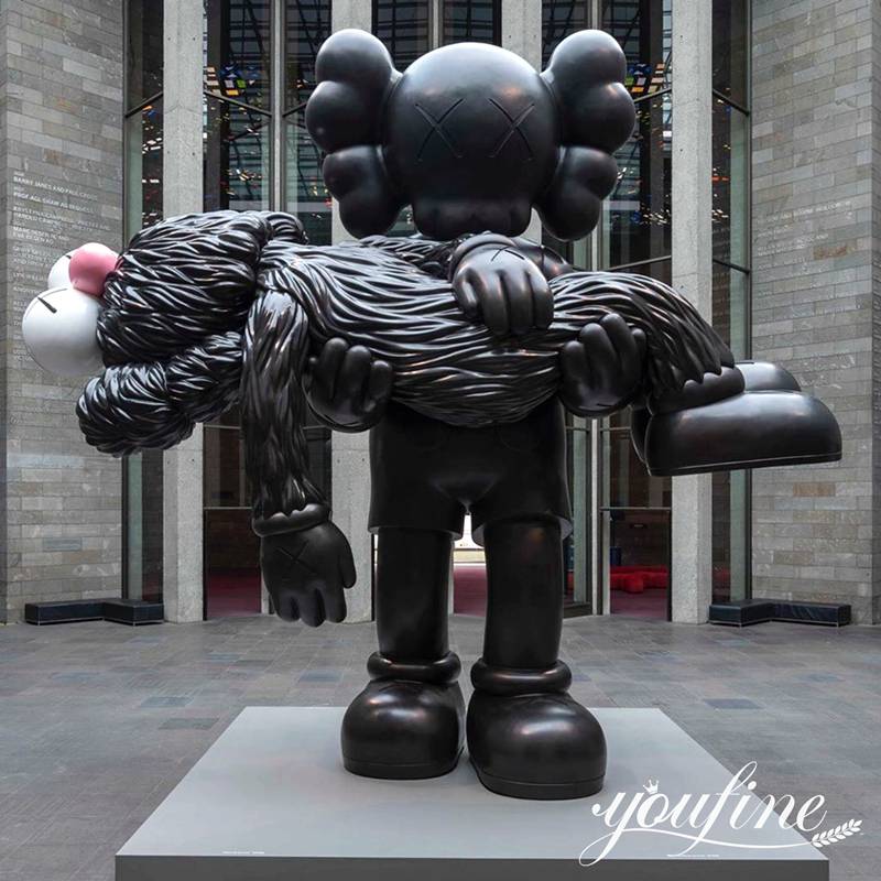 Fiberglass Passing Through Kaws Statue Brian Donnelly Art for Sale FOKK-001 - Fiberglass Statue - 14