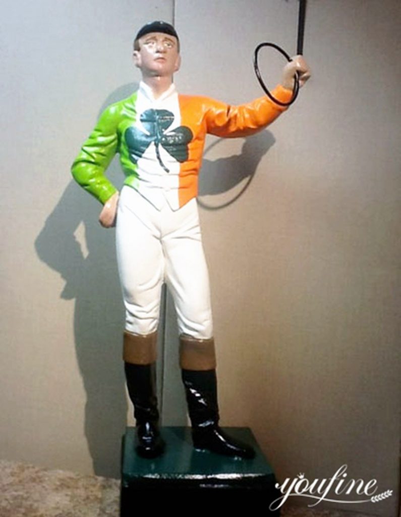 white lawn jockey sculpture for sale-YouFine Sculpture