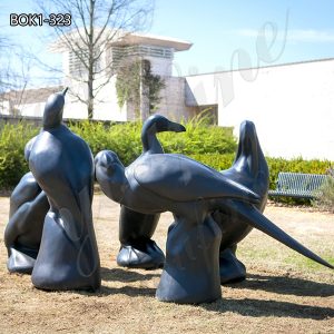 Giant Bronze Lost Bird Project Statue Zoo Decor Factory Supplier BOK1-323
