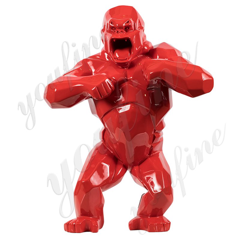 Giant Richard Orlinski Wild King Kong Gorilla Statue CSS-88 - Fiberglass Statue - 5