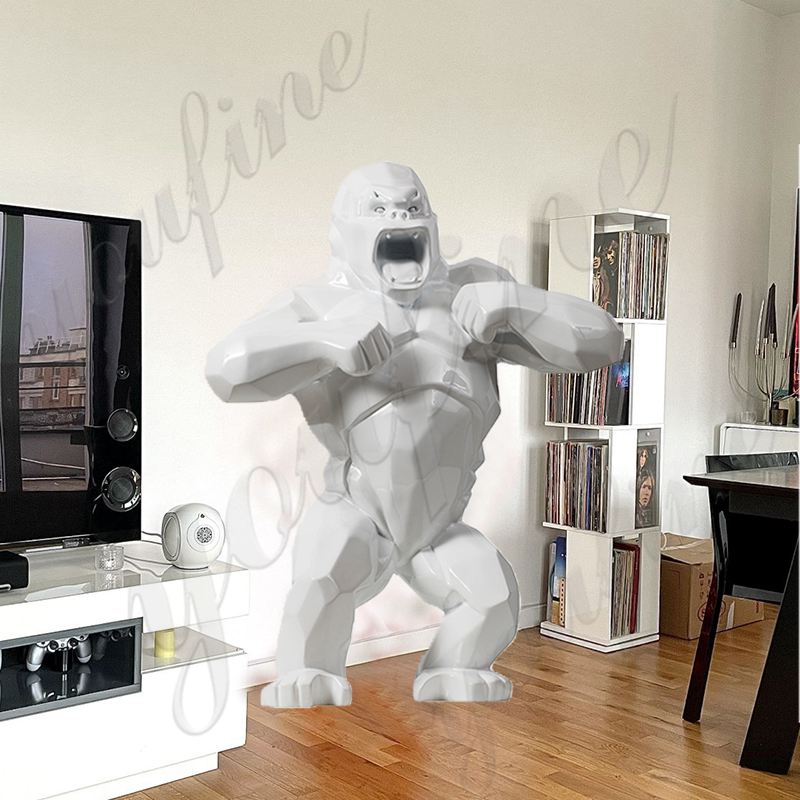 Giant Richard Orlinski Wild King Kong Gorilla Statue CSS-88 - Fiberglass Statue - 3