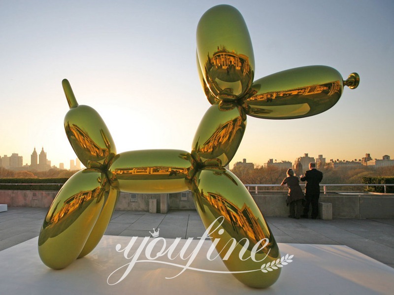 Balloon Dog Sculpture Animal Jeff Koons Art Replica CSS-17 - Fiberglass Statue - 2