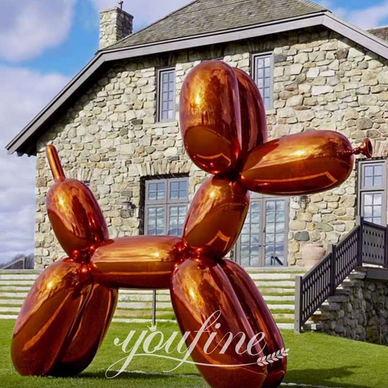 Balloon Dog Sculpture Animal Jeff Koons Art Replica CSS-17 - Fiberglass Statue - 6