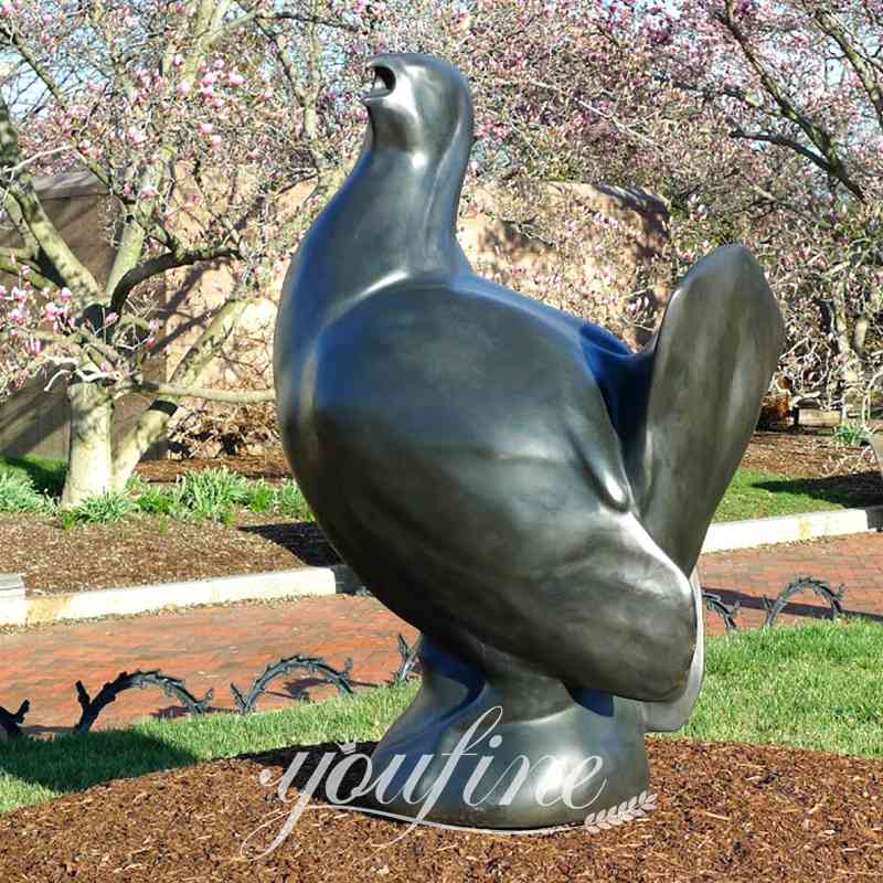 Giant Bronze Lost Bird Project Statue Zoo Decor Factory Supplier BOK1-323 - Other Animal sculptures - 4