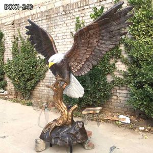 Outdoor Metal Eagle Sculpture Garden Yard Art for Sale BOK1-240