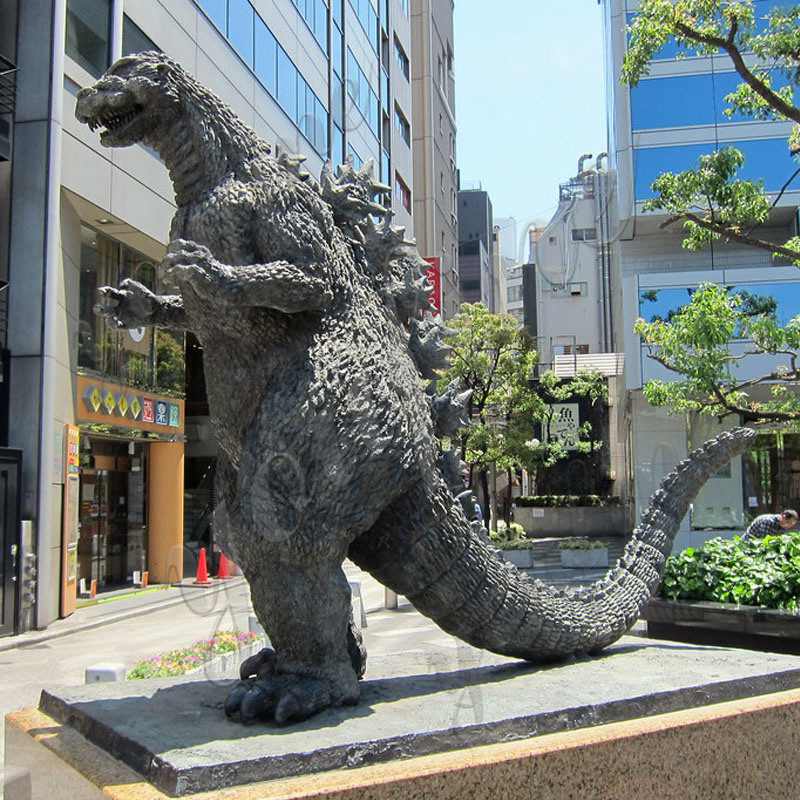 Fiberglass Giant Godzilla King Statue Figure Factory Supplier FOKK-003 - Fiberglass Statue - 7