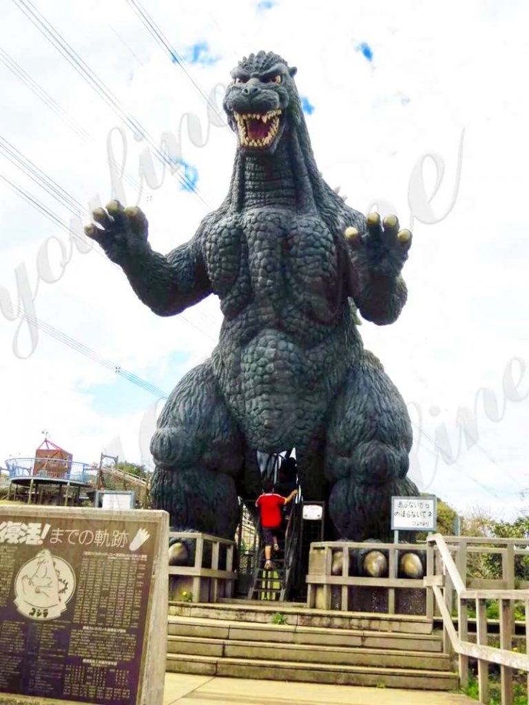 Fiberglass Giant Godzilla King Statue Figure Factory Supplier FOKK-003 - Fiberglass Statue - 11