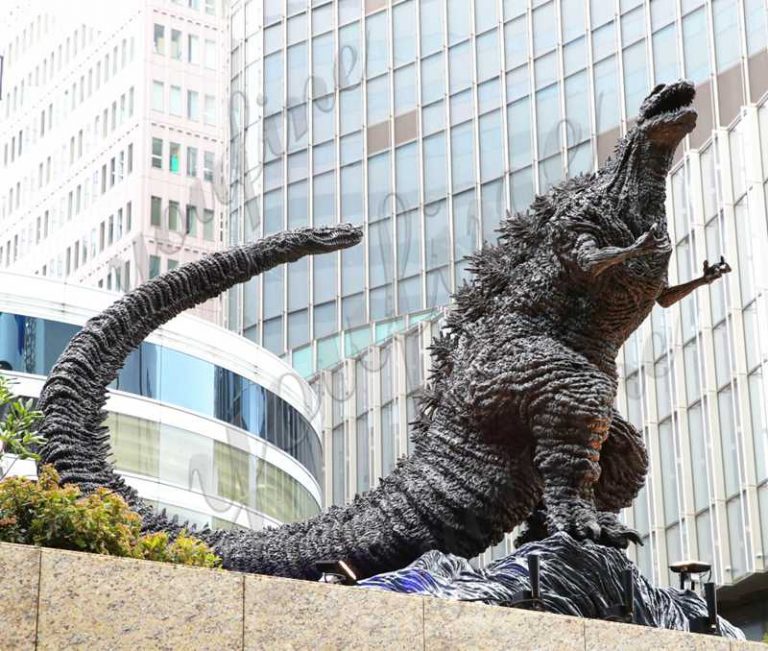 Giant Godzilla King Statue Figure YouFine Bronze Sculpture